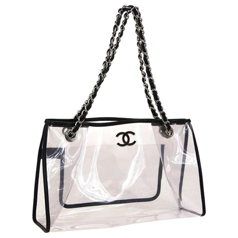 chanel bag best place to buy|Chanel transparent tote bag.